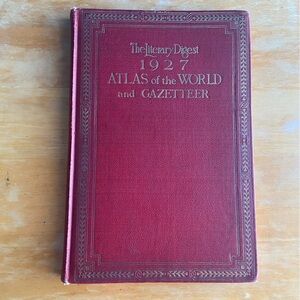 1927 Atlas of the World and Gazetteer